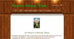 Desktop Screenshot of beargrassmassagetherapy.com